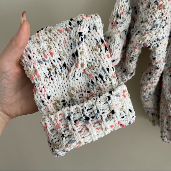 Anthropologie - Moon & Madison Confetti Crochet Cardigan Sweater - Picture 11 of 11